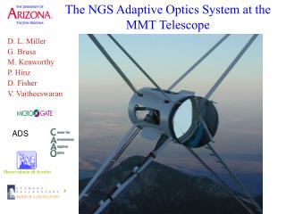 The NGS Adaptive Optics System at the MMT Telescope