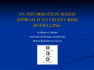 AN INFORMATION-BASED APPROACH TO CREDIT-RISK MODELLING