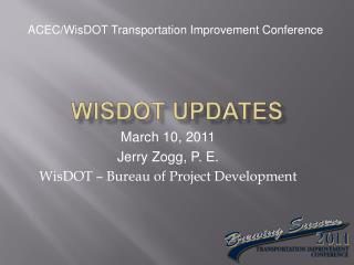 WisDOT Updates