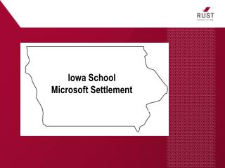 Iowa School Microsoft Settlement