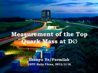 Measurement of the Top Quark Mass at D Ø