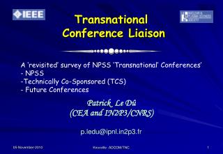 Transnational Conference Liaison