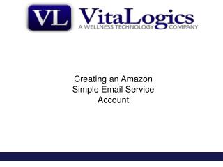 Creating an Amazon Simple Email Service Account