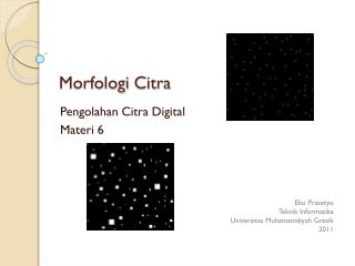 Morfologi Citra