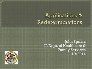 Applications &amp; Redeterminations
