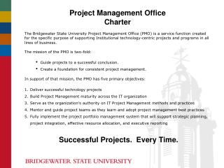 Project Management Office Charter