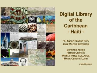 Digital Library of the Caribbean - Haiti - Fr. Andre Ernest Even jean Wilfrid Bertrand
