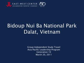 Bidoup Nui Ba National Park Dalat, Vietnam