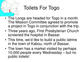 Toilets For Togo