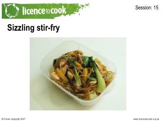 Sizzling stir-fry