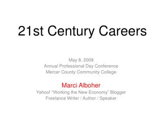 21st Century Careers