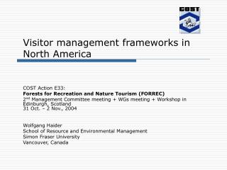 Visitor management frameworks in North America