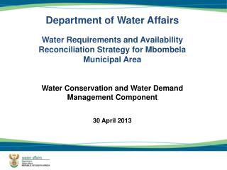 Department of Water Affairs