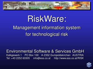 RiskWare: Management information system for technological risk