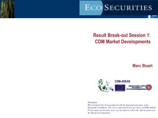 Result Break-out Session 1: CDM Market Developments