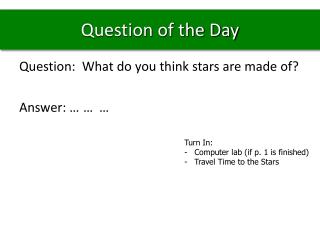 Question of the Day
