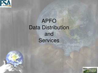 APFO Data Distribution and Services