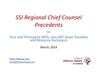 on First and Third party SNTs, non-SNT Asset Transfers and Resource Exclusions