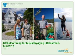 Tilskotsordning for bustadbygging i Balestrand. 14.6.2012