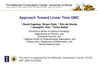 Approach Toward Linear Time QMC