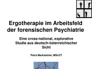 Ergotherapie im Arbeitsfeld der forensischen Psychiatrie