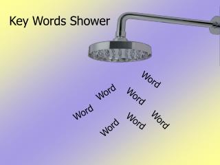 Key Words Shower