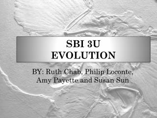 SBI 3U EVOLUTION