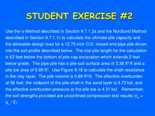 STUDENT EXERCISE #2