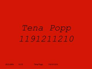 Tena Popp 1191211210
