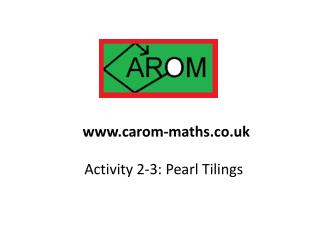Activity 2-3: Pearl Tilings