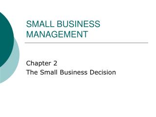 small business administration