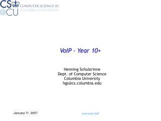 VoIP - Year 10+