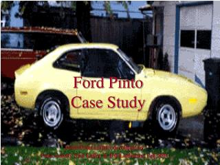 ford pinto case