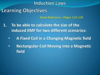 Induction Laws