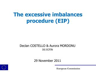 The excessive imbalances procedure (EIP)