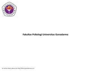 Fakultas Psikologi Universitas Gunadarma