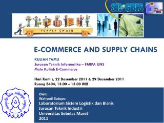 E-COMMERCE AND SUPPLY CHAINS