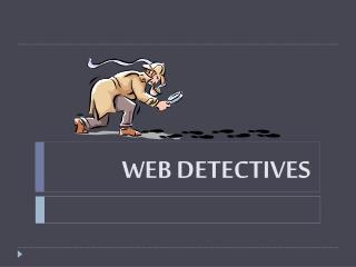 WEB DETECTIVES