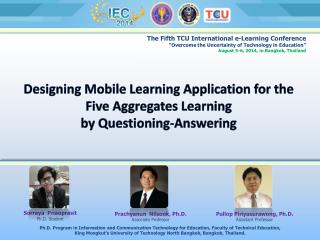 Designing Mobile Learning Application for the Five Aggregates Learning by Questioning-Answering
