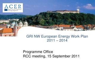 GRI NW European Energy Work Plan 2011 – 2014