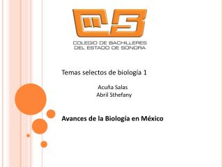Temas selectos de biología 1 Acuña Salas Abril Sthefany