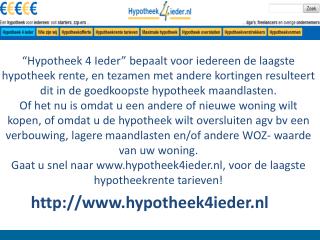 hypotheek4ieder.nl