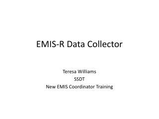 EMIS-R Data Collector