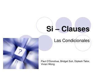 Si – Clauses