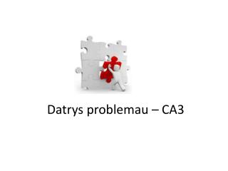 Datrys problemau – CA3