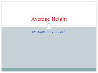 Average Height