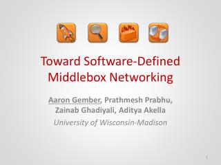Toward Software-Defined Middlebox Networking