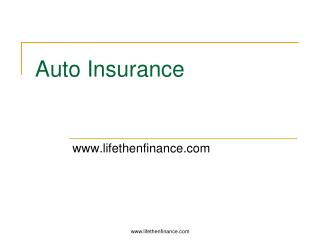 Auto insurance - Renters Insurance