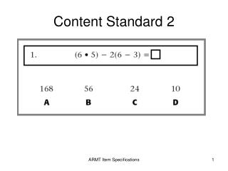 Content Standard 2