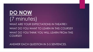 DO NOW (7 minutes)